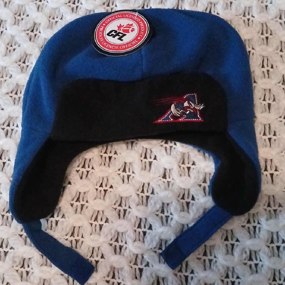 Montreal Alouettes Football CFL Kids Cozy Blue Hat Winter NEW